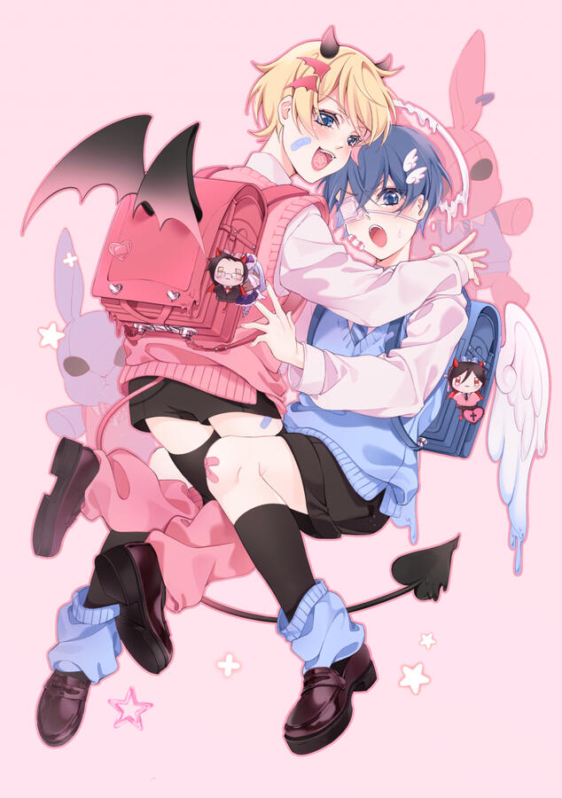 Randoseru Angel & Devil ♥ Fanart 2023